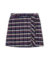 Hope & Henry Women's Flannel Ruffle Skirt