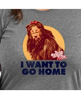 Hybrid Apparel Trendy Wizard of Oz Lion Plus Graphic T-shirt