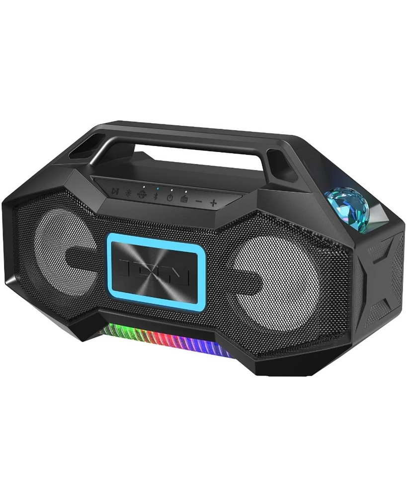 Ion iSP147 Party Rocker Go Portable Bluetooth Speaker - IPX5 - Fm Radio - 60W (Black)