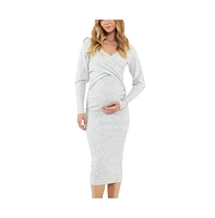 Ripe Maternity Heidi Nursing Knit Dress