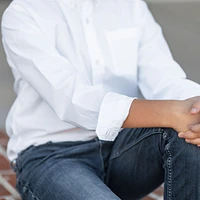 Hope & Henry Boys Organic Poplin Button Down Shirt