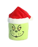 Aurora Small Mallows Santa Grinch Dr. Seuss Whimsical Plush Toy Green 6"