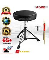 5 Core Drum Throne Padded Guitar Stool Height Adjustable Music Chair for Adults and Kids