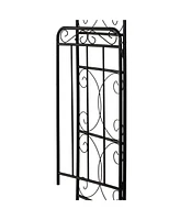 Streamdale Furniture Multipurpose Wedding Arch and Garden Gate with Trellises and Lockable Gate