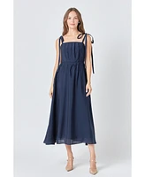 endless rose Women's Pleated Midi Dress