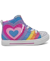 Skechers Toddler Girls Twinkle Toes: Hearts - Heart Pop Light Up Casual Sneakers from Finish Line