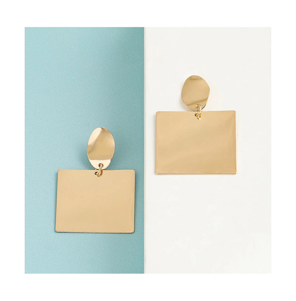 Sohi Women's Square Drop Earrings