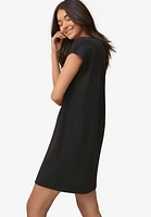 Ellos Plus Cap Sleeve Sleep Shirt