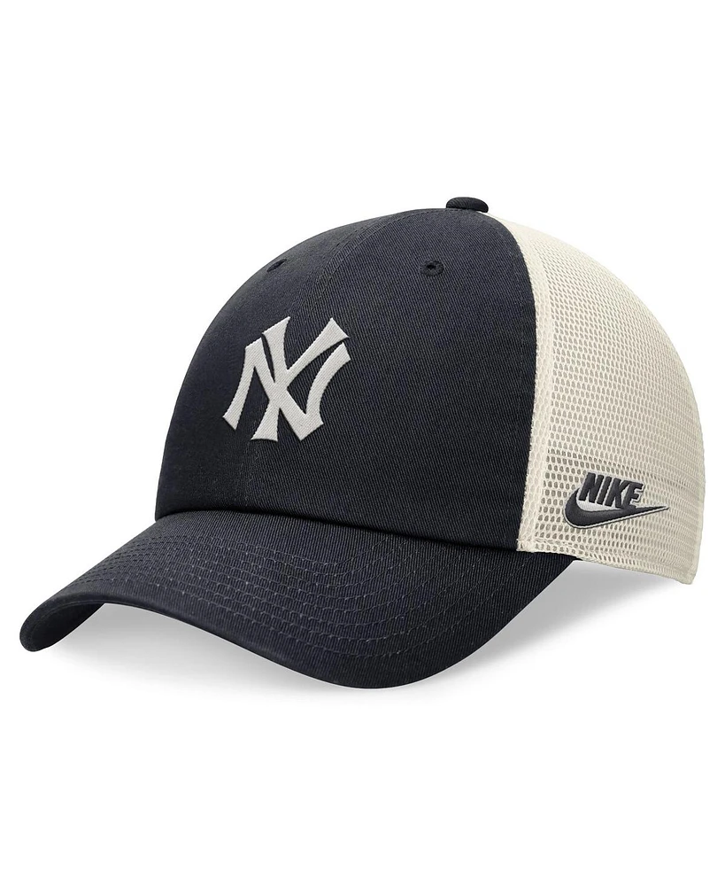 Nike Men's Navy New York Yankees Cooperstown Collection Rewind Club Trucker Adjustable Hat