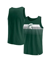 Fanatics Men's Green Michigan State Spartans Wild Game Tank Top