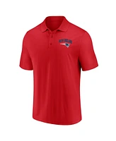 Fanatics Men's New England Patriots Lockup Two-Pack Polo Shirt Set