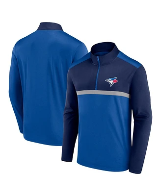 Fanatics Men's Royal Toronto Blue Jays Unstoppable Quarter-Zip Top