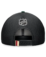 Fanatics Men's Black Minnesota Wild 2024 Nhl Draft on Stage Trucker Adjustable Hat