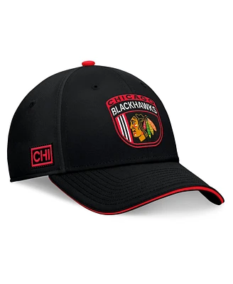 Fanatics Men's Black Chicago Blackhawks 2024 Nhl Draft Flex Hat