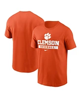 Nike Men's Orange Clemson Tigers Baseball T-Shirt