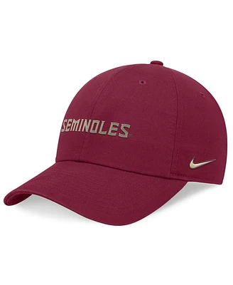 Nike Men's Garnet Florida State Seminoles 2024 On-Field Club Adjustable Hat