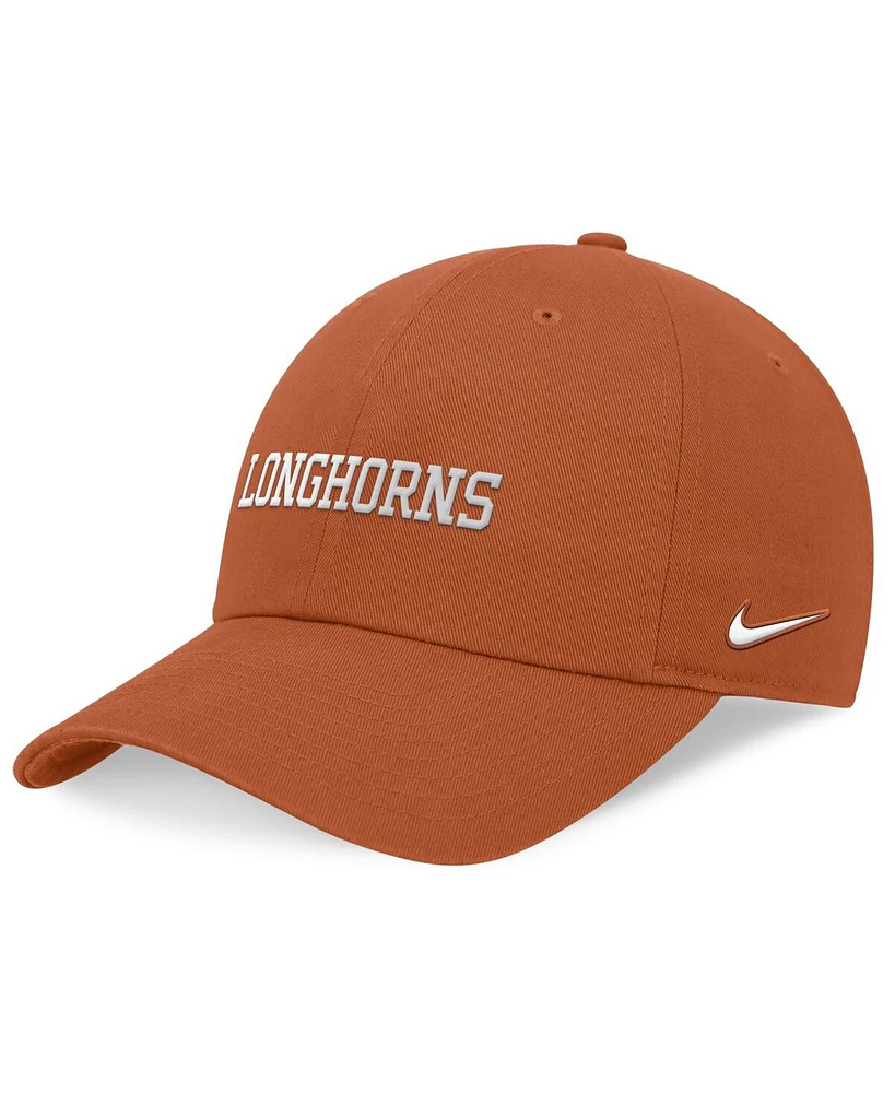 Nike Men's Texas Orange Texas Longhorns 2024 On-Field Club Adjustable Hat