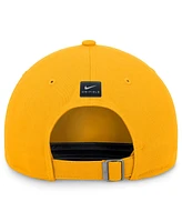 Nike Men's Gold West Virginia Mountaineers 2024 On-Field Club Adjustable Hat