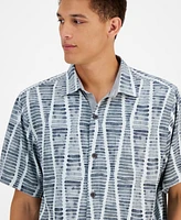 Tommy Bahama Men's Boardwalk Blues Textured Shirt