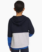 Champion Big Boys Colorblocked Pieced Logo Hoodie