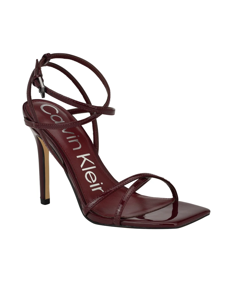 Calvin Klein Women's Tegin Strappy High Stiletto Sandals