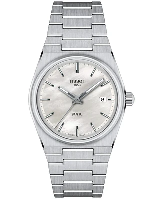 Tissot Women's Swiss Prx Stainless Steel Bracelet Watch 35mm