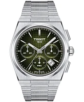 Tissot Men's Swiss Automatic Chronograph Prx Stainless Steel Bracelet Watch 42mm