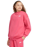 Nike Big Girls Sportswear Club Fleece Oversized-Fit Sweatshirt