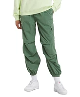 Reebok Women's Wardobe Essentials Drawstring-Waist Cargo Pants