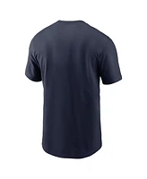 Nike Men's Navy Penn State Nittany Lions Primetime Evergreen Wordmark T-Shirt