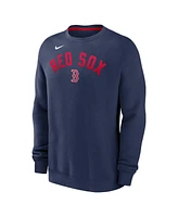 Nike Men's Navy Boston Red Sox Classic Fleece Performance Pullover Sweatshirt