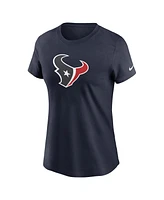 Nike Women's Navy Houston Texans Primary Logo T-Shirt