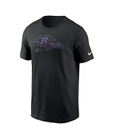 Nike Men's Black Baltimore Ravens Faded Essential T-Shirt