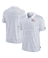 Nike Men's White Denver Broncos Sideline Lock Up Victory Performance Polo