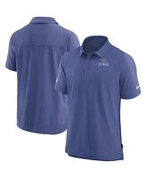 Nike Men's Navy Tennessee Titans Sideline Lockup Performance Polo