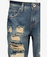 Raw X Big Boys RawX Heavy Distressed Jeans