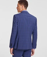 Hugo by Boss Men's Modern-Fit Windowpane Check Suit Jacket