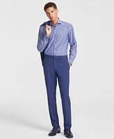 Hugo by Boss Men's Modern-Fit Windowpane Check Suit Pants