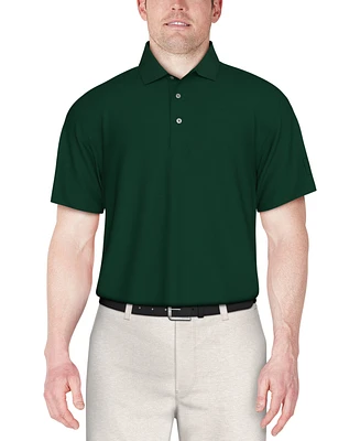 Pga Tour Men's Airflux Regular-Fit Mesh Performance Golf Polo Shirt