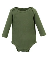 Hudson Baby Boys Thermal Long Sleeve Bodysuits
