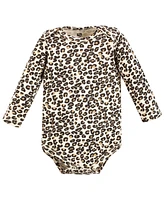 Hudson Baby Baby Girls Cotton Long-Sleeve Bodysuits, Steal Your Heart