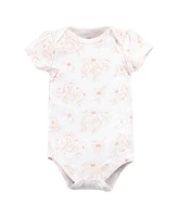 Hudson Baby Girls Cotton Bodysuits, Princess Arrived Tutu, 9-12 Months