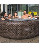 Bestway SaluSpa St Moritz AirJet Inflatable Hot Tub w/ 180 Soothing Jets, Brown