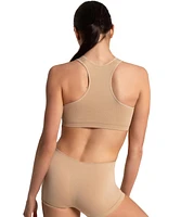 Capezio Women's Seamless Racerback Sports Bra