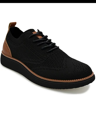 Akademiks Men's Olney Wingtip Knit Oxford Shoes