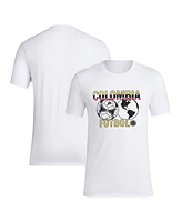 Adidas Men's White Colombia National Team Around the World T-Shirt