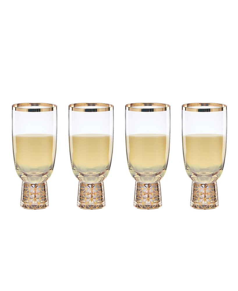 Lenox Tuscany Classics Gold Frost All-Purpose Glasses, Set Of 4