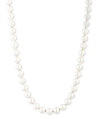 Lauren Ralph Lauren Gold-Tone Imitation Pearl Collar Necklace, 16" + 3" extender