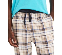 Nautica Men's Classic-Fit Plaid Fleece Pajama Pants