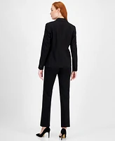 Anne Klein Single-Button Notched-Lapel Blazer